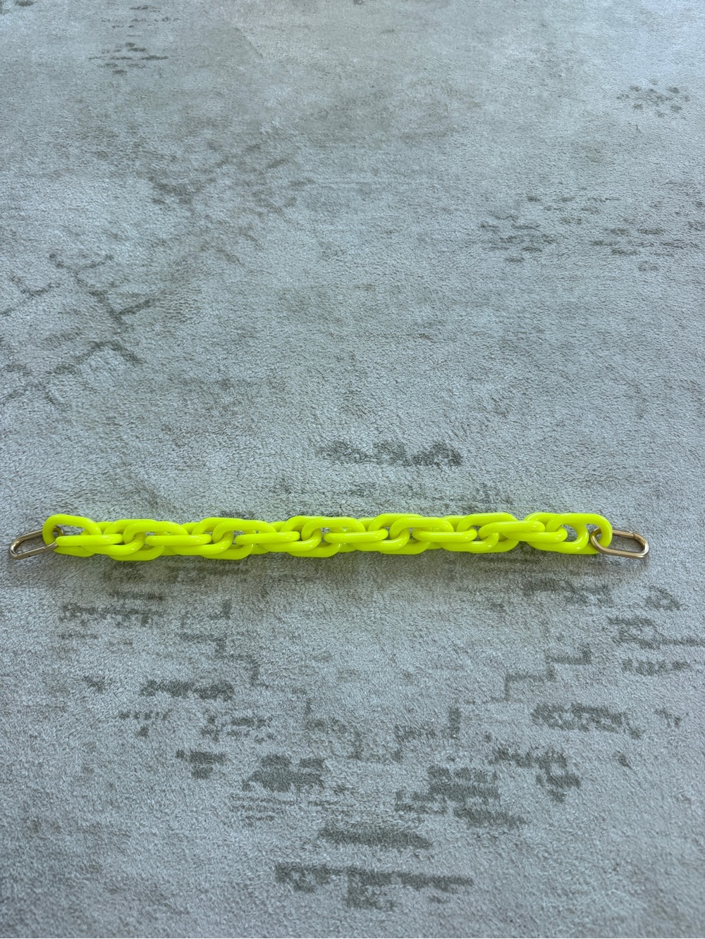 Clare V Shortie Strap - Neon Yellow